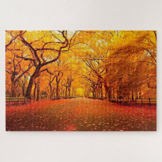 Autumn Golden Path Legpuzzel