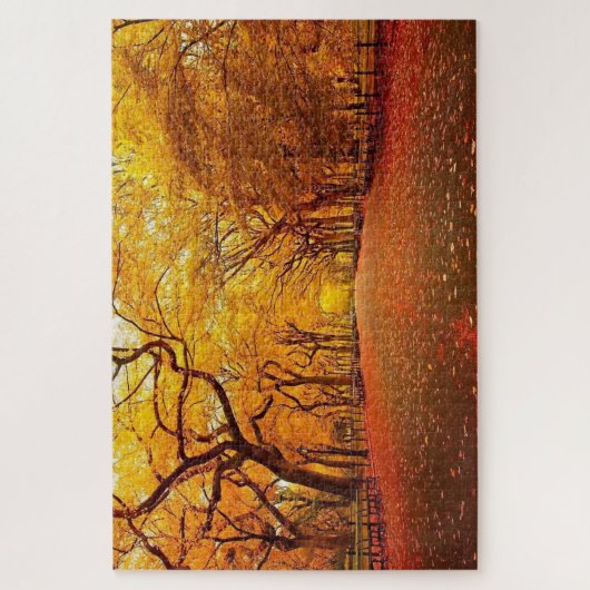 Autumn Golden Path Legpuzzel (Verticaal)