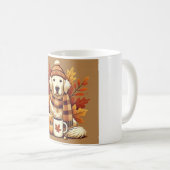 Autumn Golden Retriever mug Koffiemok (Voorkant rechts)
