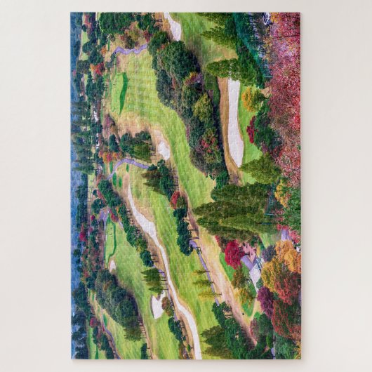 Autumn Golf Course Foto Legpuzzel (Verticaal)