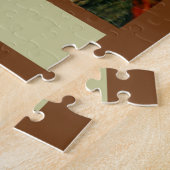 Autumn Golf Scene Foto Jigzaag Puzzle Legpuzzel (Zijkant)