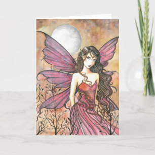Autumn Gothic Fairy Kaart beroemd gemaakt door Mol