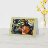 "Autumn Gourds" Blank Wenskaart Kaart (Gele Bloem)