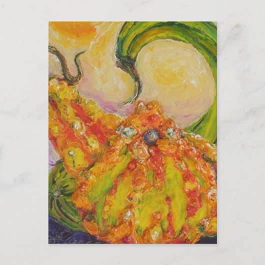 Autumn Gourds Briefkaart (Voorkant)