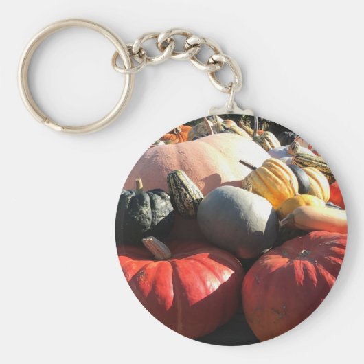 Autumn Gourds en Pumpkin Sleutelhanger (Voorkant)