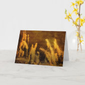 Autumn Grasses Kaart (Gele Bloem)