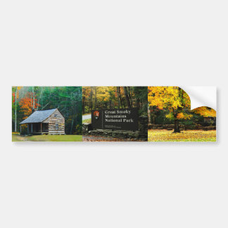 Autumn Great Smoky Mountain Bumpersticker Collage