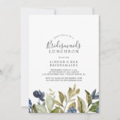 Autumn Greenery Bridesmaids Luncheon Kaart (Voorkant)