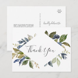 Autumn Greenery Dank u Briefkaart