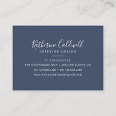 Autumn Greenery | Visitekaartje van de marine (Achterkant)