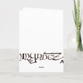 Autumn Greetings Kaart (Achterkant)