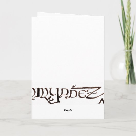 Autumn Greetings Kaart (Achterkant)