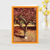 Autumn Greetings Kaart (Gele Bloem)