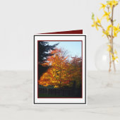 Autumn Greetings Kaart (Gele Bloem)