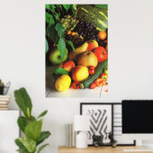 Autumn groenten en fruit poster (Thuiskantoor)