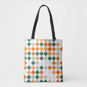 Autumn Groove Harlequin Tote Bag (Voorkant)