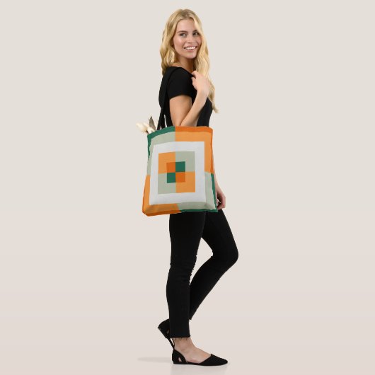 Autumn Groove Labyrinth Tote Bag (Op model)