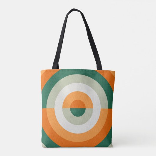 Autumn Groove Orbit Tote Bag (Achterkant)