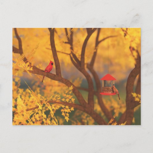 Autumn Guardian Briefkaart (Voorkant)