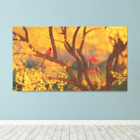 Autumn Guardian Canvas (Insitu (Houten vloer))