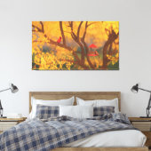 Autumn Guardian Canvas (Insitu (Slaapkamer))