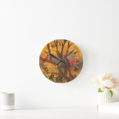 Autumn Guardian Clock Ronde Klok (Huis)