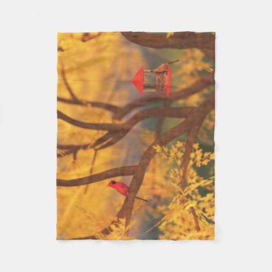 Autumn Guardian Fleece Blanket Deken (Voorkant)