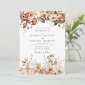 Autumn Hanging Florals Kaart (Staand voorkant)