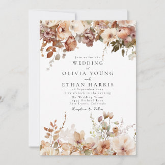 Autumn Hanging Florals Kaart