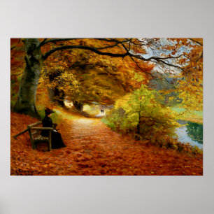 Autumn - Hans Andersen Brendekilde Poster