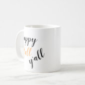 Autumn Happy Herfst Y'all Schattige Trendy Koffiemok (Voorkant links)