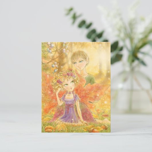 Autumn Harmony Briefkaart (Staand voorkant)