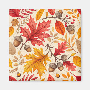 Autumn Harmony: een kleurrijke Herfst Magneet