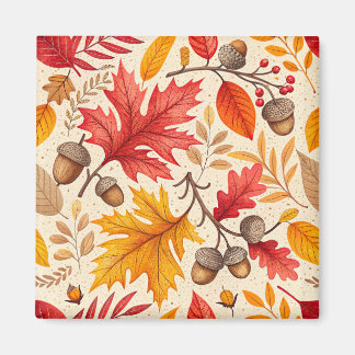 Autumn Harmony: een kleurrijke Herfst Magneet