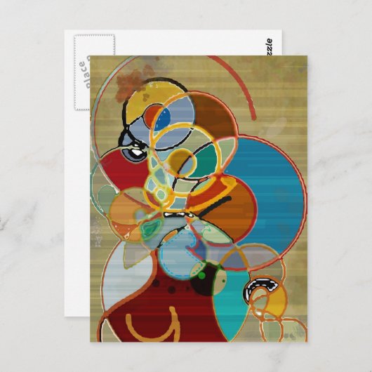 Autumn Harvest - Abstract Briefkaart (Voorkant / Achterkant)