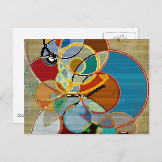 Autumn Harvest - Abstract Briefkaart (Voorkant / Achterkant)