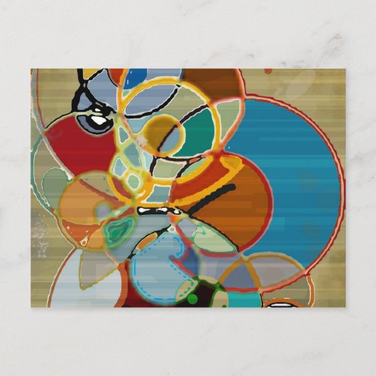 Autumn Harvest - Abstract Briefkaart (Voorkant)