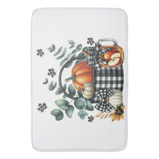 Autumn Harvest Bath Mat (Voorkant Verticaal)