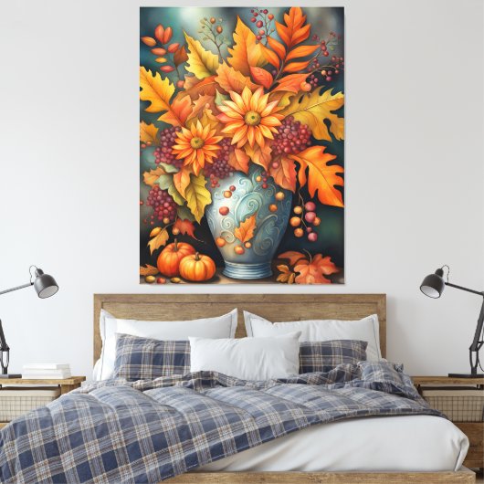 Autumn Harvest Canvas Afdruk (Insitu (Slaapkamer))