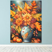 Autumn Harvest Canvas Afdruk (Insitu (Houten vloer))