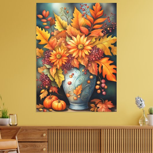 Autumn Harvest Canvas Afdruk (Insitu (Woonkamer))