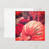 Autumn Harvest Card Feestdagenkaart (Voorkant / Achterkant)