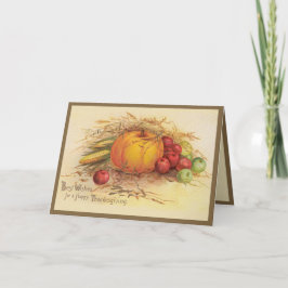 Autumn Harvest Feestdagen Kaart