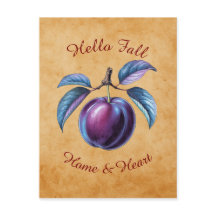 Autumn Harvest Fruit Art met aangepaste tekst