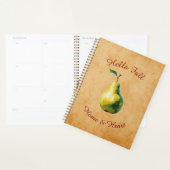 Autumn Harvest Fruit Art met aangepaste tekst Planner (Display)