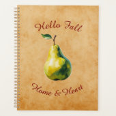 Autumn Harvest Fruit Art met aangepaste tekst Planner (Voorkant)