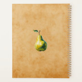 Autumn Harvest Fruit Art met aangepaste tekst Planner (Achterkant)