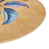 Autumn Harvest Fruit Art met aangepaste tekst Snijplank (Hoek)