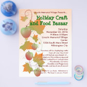 Autumn Harvest Holiday Craft Bazaar Flyer (Enkel)