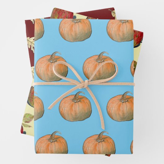 Autumn Harvest Inpakpapier Vel (In situ)